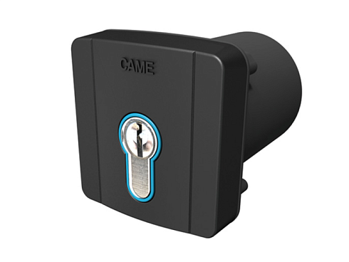 Купить Встраиваемый ключ-выключатель CAME SELD2FDG с цилиндром замка DIN и синей подсветко с доставкой и установкой в Крымске
