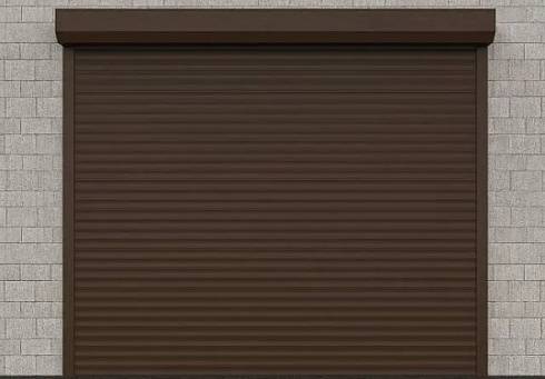 Рольставни для гаража (рулонные ворота) Алютех Trend с алюминиевым профилем PD/77 с доставкой в Крымске 