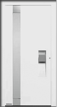 Двери входные алюминиевые ThermoCarbon Hormann - Мотив 306 в Крымске